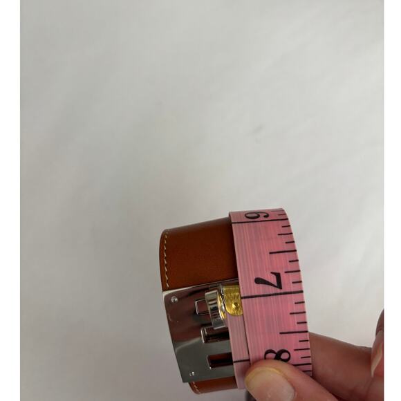 Hermes Kelly Dog Wrap Bracelet Brown Leather - Picture 8 of 8